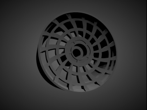 rad48 rsi turbo rims with brakes and tires for hot wheels Modèles 3D en vedette