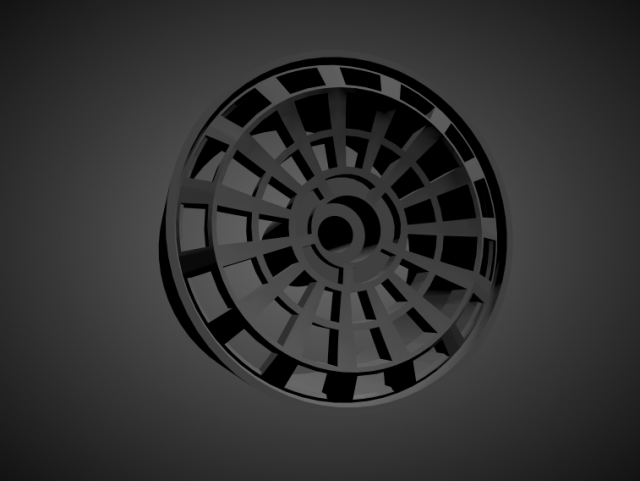 rad48 rsi rims with brakes and tires for hot wheels Model do druku 3D .c4d .max .obj .3ds .fbx .stl .blend 