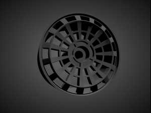 rad48 rsi rims with brakes and tires for hot wheels 3D-printmodel