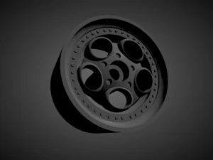 porsche teledial rims with brakes and tires for hot wheels 3D Print Model