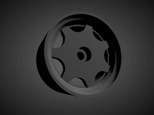 porsche oem rims with brakes and tires for hot wheels 3D Print Model