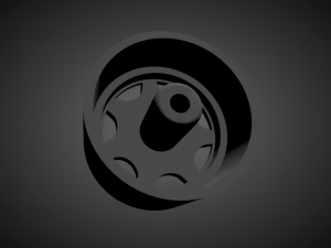 porsche oem rims with brakes and tires for hot wheels 3D-printmodel