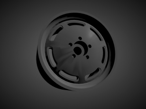 porsche 928 oem rims with brakes and tires for hot wheels 3D Print Model