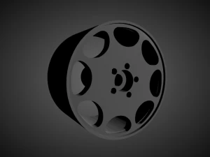 mercedes benz 92 style rims with brakes and tires for hot wheels 3D Print Model