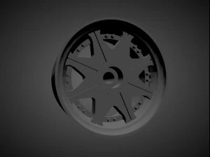 レオン・ハーディリット・ワッフェリム、ホットホイール用ブレーキとタイヤ付き 3Dプリントモデル