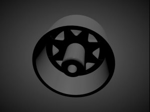 leon hardiritt waffe rims with brakes and tires for hot wheels 3D Print Model