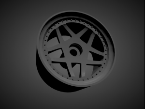 leon hardiritt reise rims with brakes and tires for hot wheels 3D Print Model