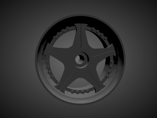 leon hardiritt orden rims with brakes and tires for hot wheels 3D Принт Модель .c4d .max .obj .3ds .fbx .stl .blend 