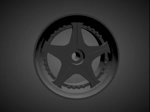 pelek leon hardiritt orden dengan rem dan ban untuk hot wheel Model Cetak 3D