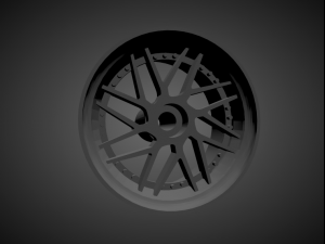 leon hardiritt geist rims with brakes and tires for hot wheels 3D Print Model