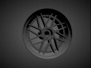 leon hardiritt geist rims with brakes and tires for hot wheels 3D Print Model