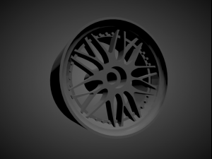leon hardiritt bugel rims with brakes and tires for hot wheels 3D Print Model