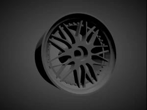 leon hardiritt bugel rims with brakes and tires for hot wheels 3D Print Model