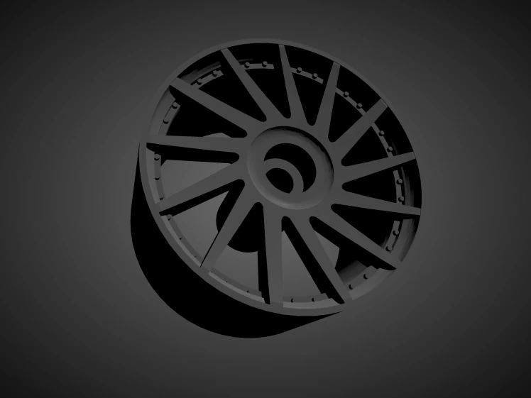 jnc 051 rims with brakes and tires for hot wheels 3D Print Model .c4d .max .obj .3ds .fbx .stl .blend 