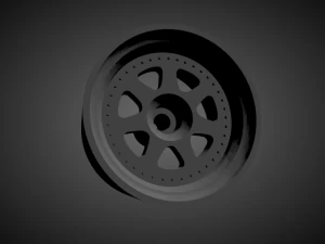 jnc 048 with brakes and tires for hot wheels 3D Print Model