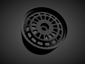 jnc 046 with brakes and tires for hot wheels 3D Print Model
