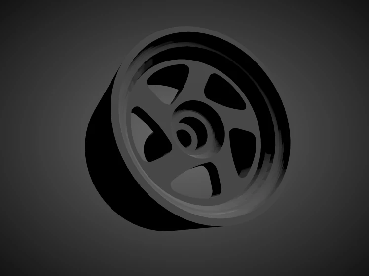 jnc 034 with brakes and tires for hot wheels 3D Print Model .c4d .max .obj .3ds .fbx .stl .blend 