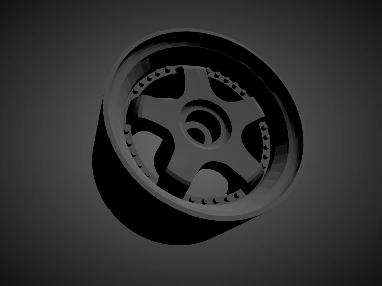 jnc 017 with brakes and tires for hot wheels 3D Print Model .c4d .max .obj .3ds .fbx .stl .blend