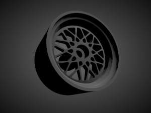 jnc 016 with brakes and tires for hot wheels 3D Baskı Modeli