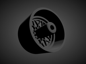 jnc 016 with brakes and tires for hot wheels 3Dプリントモデル