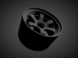 jnc 014 with brakes and tires for hot wheels 3D Print Model