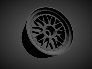 jnc 005 with brakes and tires for hot wheels 3D Print Model