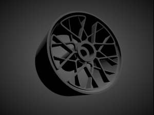 hre ff10 with brakes and tires for hot wheels 3D Print Model