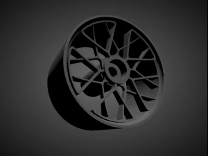 hre ff10 con frenos y llantas para hot wheels Modelo de impresión 3D