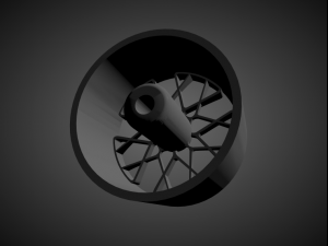 hre ff10 with brakes and tires for hot wheels Model do druku 3D