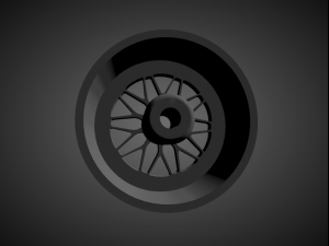 hre cs300 with brakes and tires for hot wheels 3D Print Model