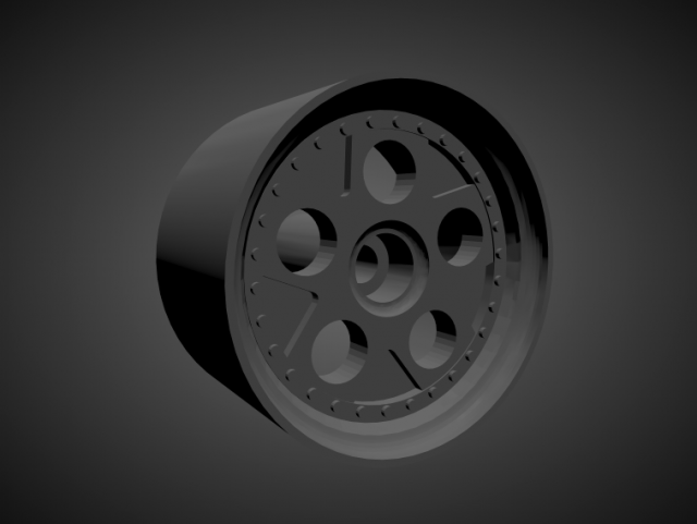 hre 454 with brakes and tires for hot wheels Modèles 3D en vedette .c4d .max .obj .3ds .fbx .stl .blend 