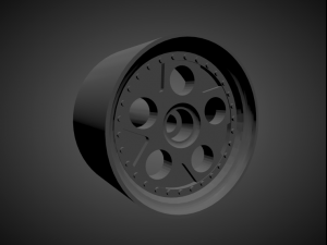 hre 454 with brakes and tires for hot wheels 3D-printmodel