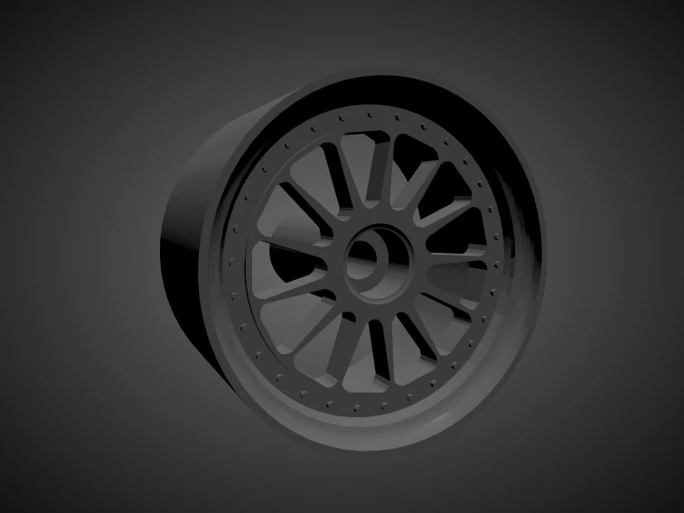 hre 303 with brakes and tires for hot wheels 3D Print Model .c4d .max .obj .3ds .fbx .stl .blend