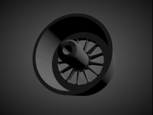 hre 303 with brakes and tires for hot wheels 3Dプリントモデル