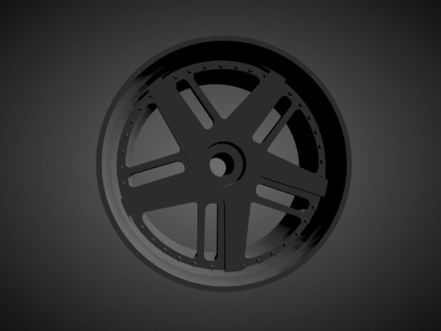 forgiato veccio with brakes and tires for hot wheels 3D-Druckmodell .c4d .max .obj .3ds .fbx .stl .blend 