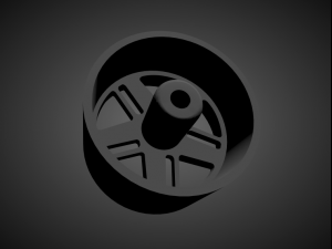 forgiato veccio with brakes and tires for hot wheels 3D-Druckmodell