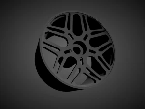 ホットホイール用のブレーキとタイヤを備えたforgiato Tello 3Dプリントモデル