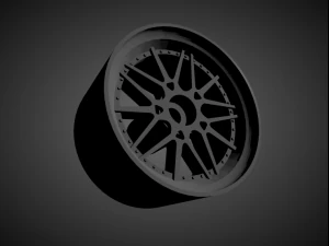 maglia forgiata con freni e gomme per hot wheels Modello di stampa 3D