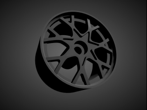 forgiato insetto with brakes and tires for hot wheels 3D Принт Модель
