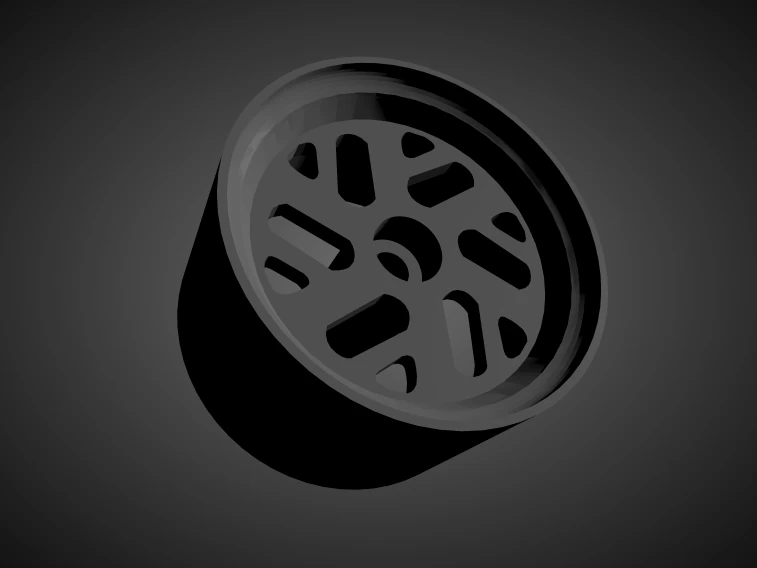 forgiato indierto with brakes and tires for hot wheels 3D Print Model .c4d .max .obj .3ds .fbx .stl .blend 