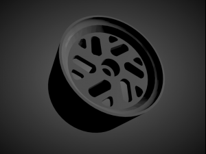 forgiato indierto with brakes and tires for hot wheels 3D Принт Модель