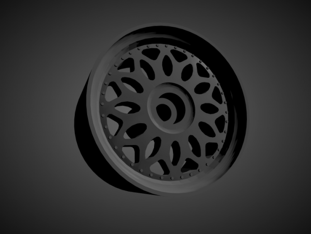 forgiato grano with brakes and tires for hot wheels 3D 打印模型 .c4d .max .obj .3ds .fbx .stl .blend 