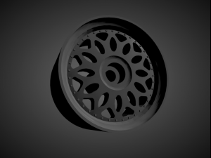 forgiato grano with brakes and tires for hot wheels 3D Принт Модель