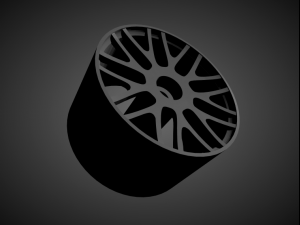 forgiato freddo with brakes and tires for hot wheels 3D 프린트 모델