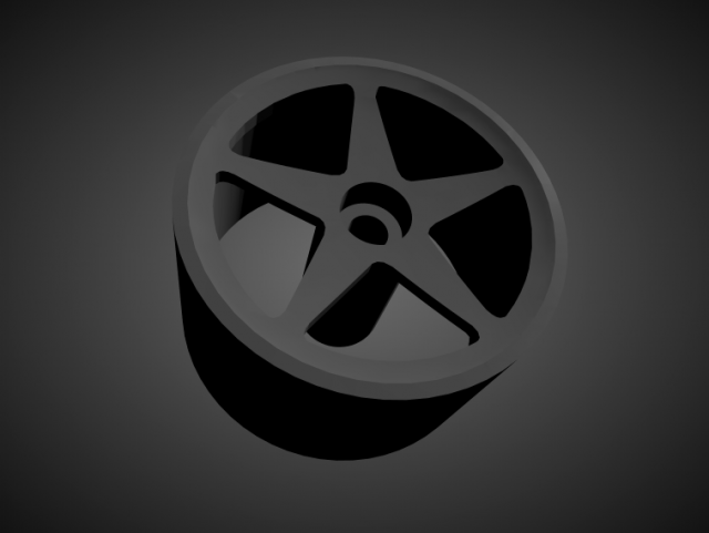 forgiato foh 5 with brakes and tires for hot wheels 3D प्रिंट मॉडल .c4d .max .obj .3ds .fbx .stl .blend 