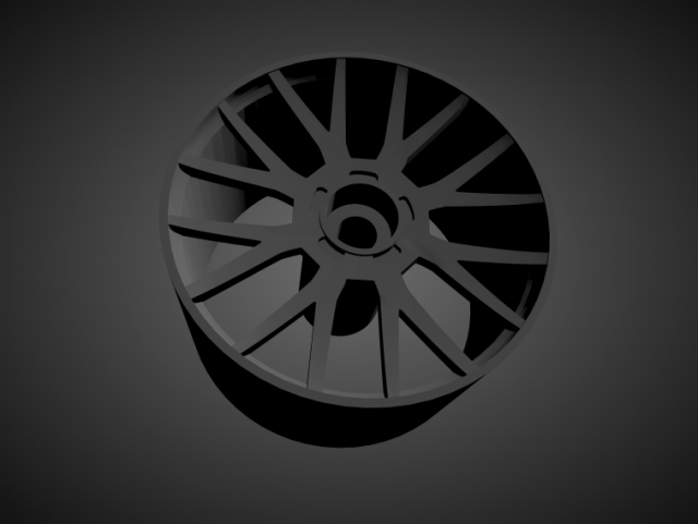 forgiato flow 001 with brakes and tires for hot wheels Model do druku 3D .c4d .max .obj .3ds .fbx .stl .blend