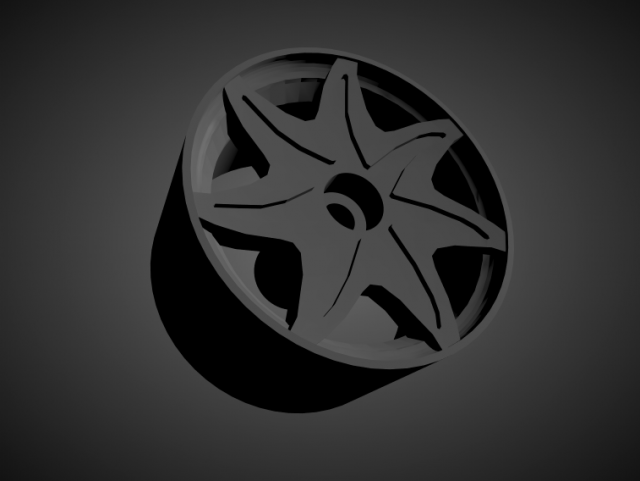 forgiato fiorito with brakes and tires for hot wheels 3Dプリントモデル .c4d .max .obj .3ds .fbx .stl .blend 