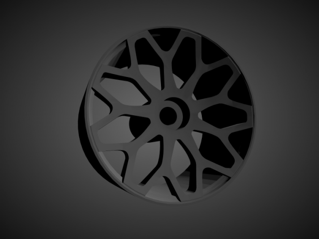 forgiato drea with brakes and tires for hot wheels 3D Принт Модель .c4d .max .obj .3ds .fbx .stl .blend 