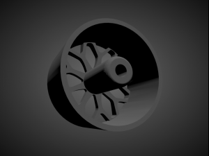 forgiato drea with brakes and tires for hot wheels 3D Принт Модель