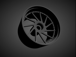 forgiato direzione with brakes and tires for hot wheels 3D Print Model